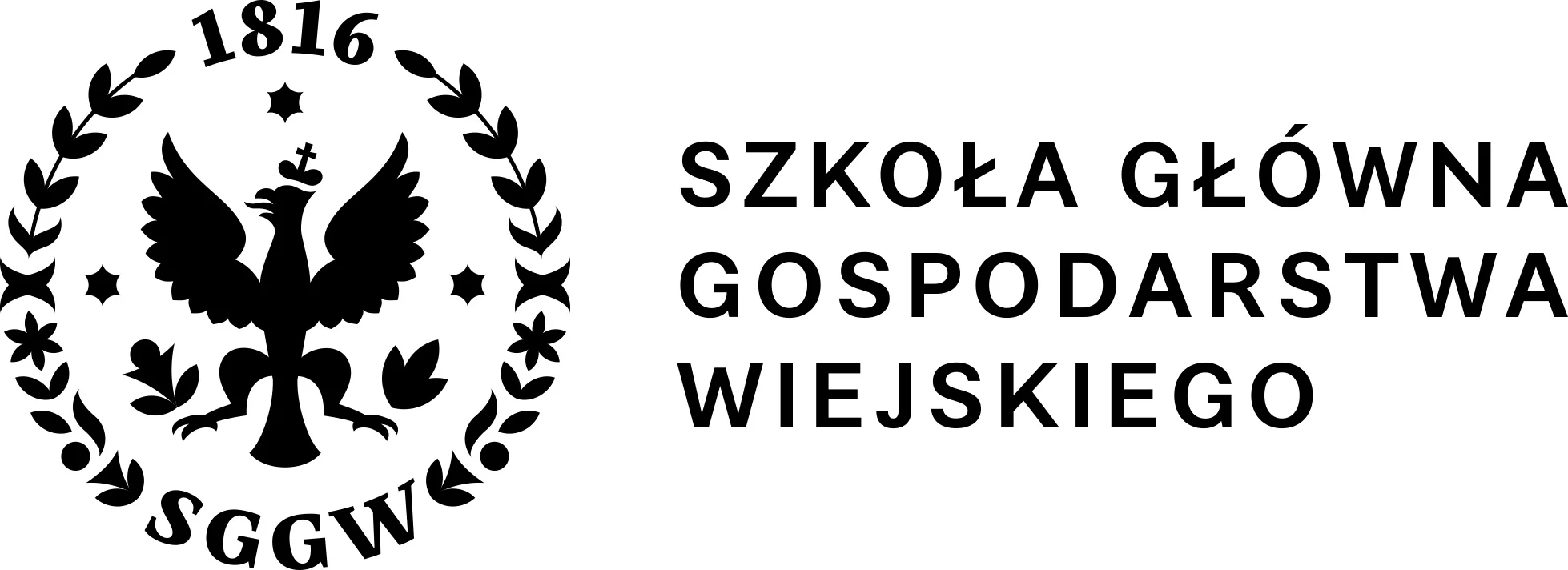 SGGW znak podstawowy PL ciemnozielony RGB 2